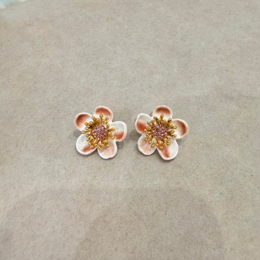 Flower earrings