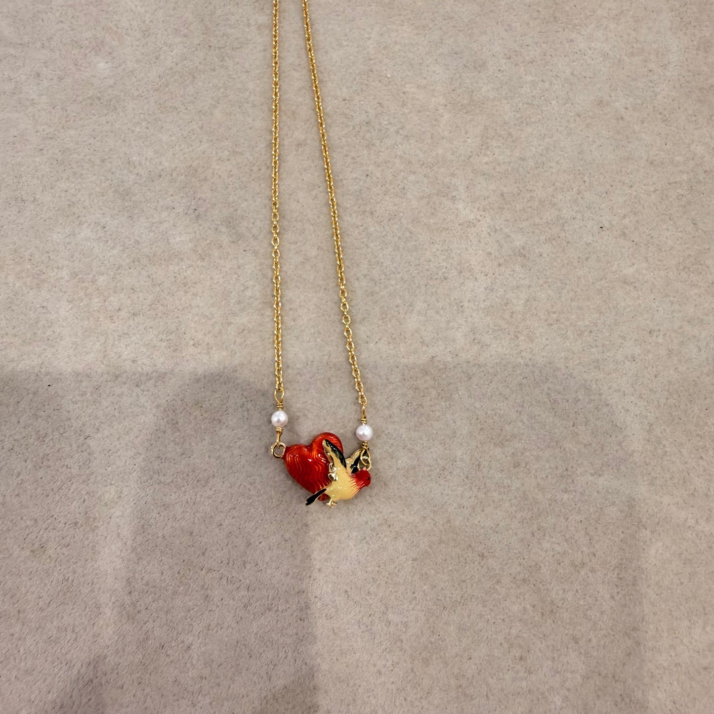 Red Canary Necklace