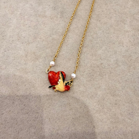 Red Canary Necklace