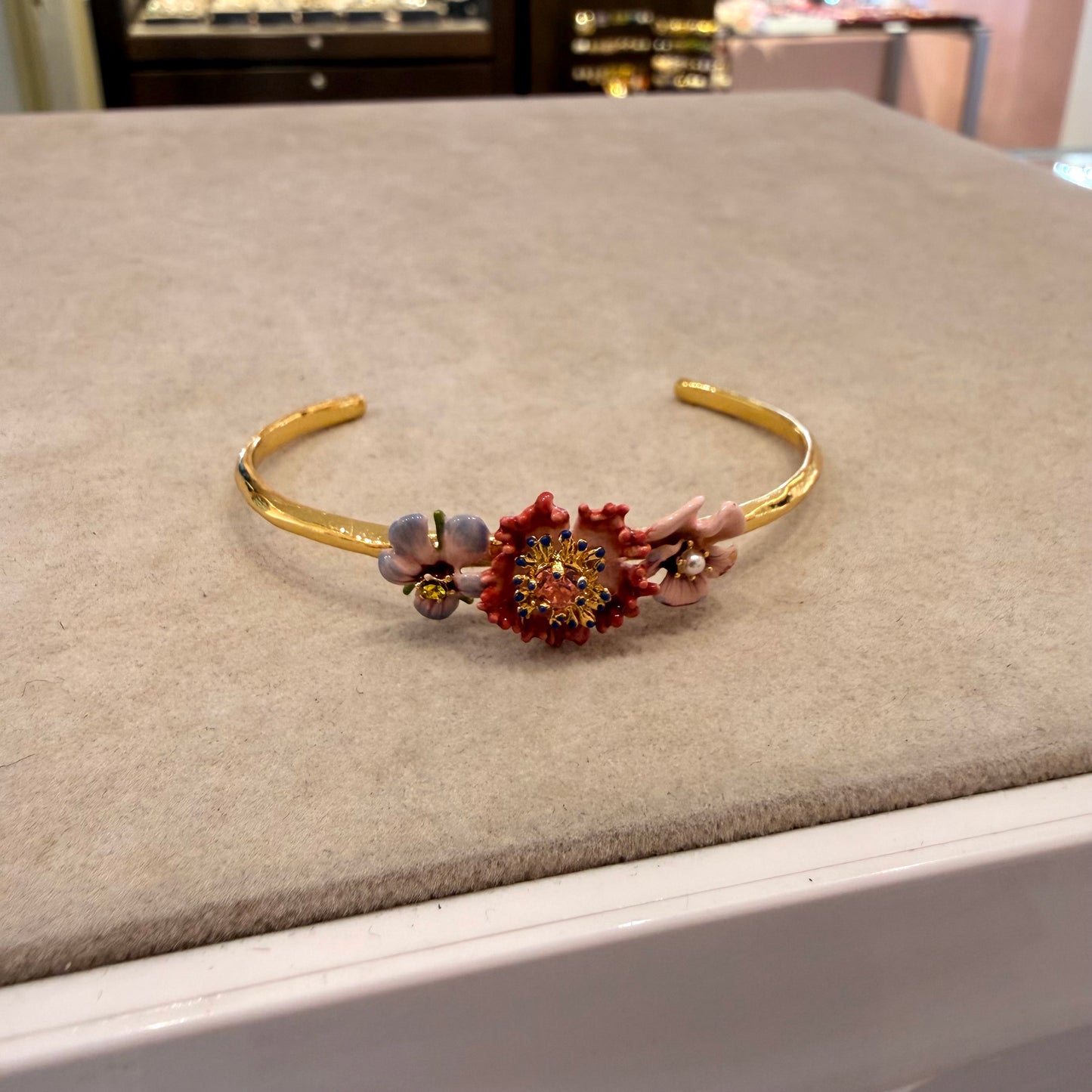 Poppy & Pastel Floral Bangle