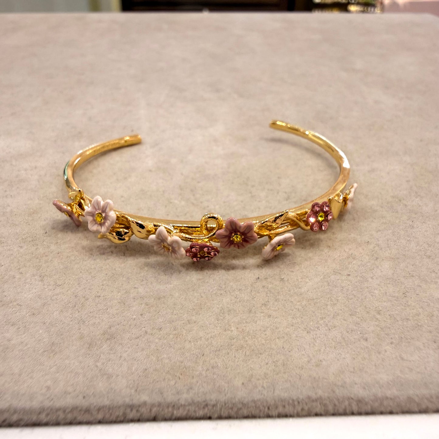 Blossom Branch Adjustable Bangle