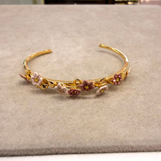 Blossom Branch Adjustable Bangle