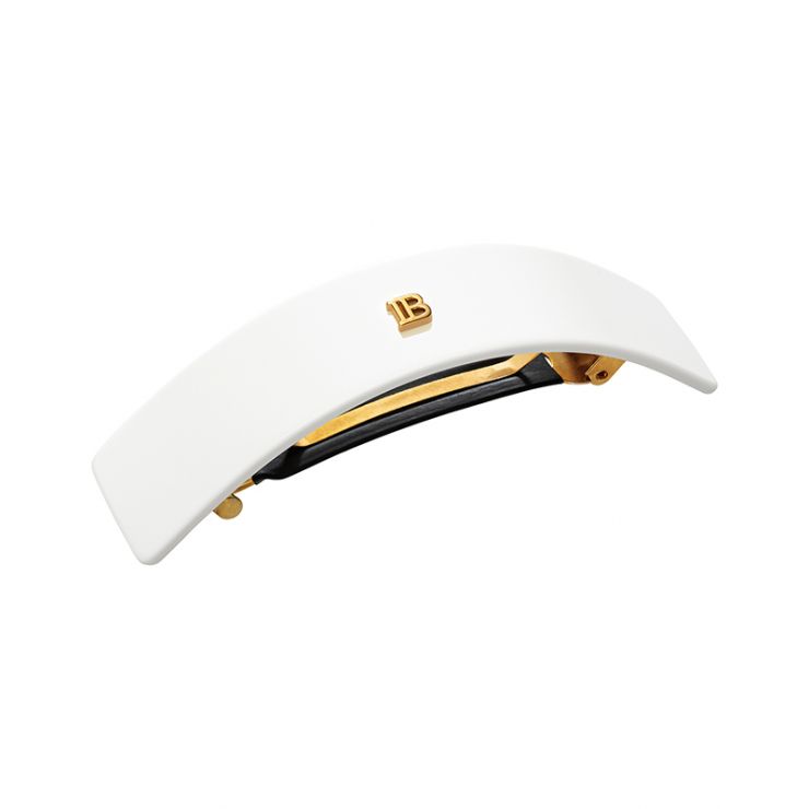 Barrete pour Cheveux Large White