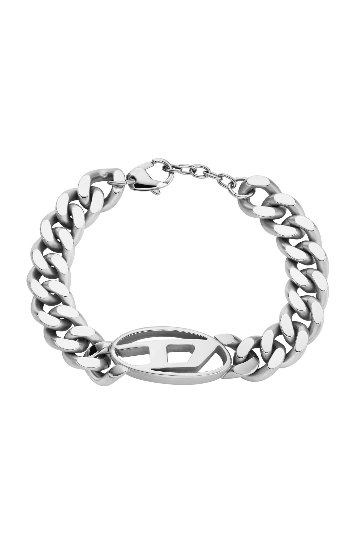 Oval D Logo Chain Bracelet Diesel