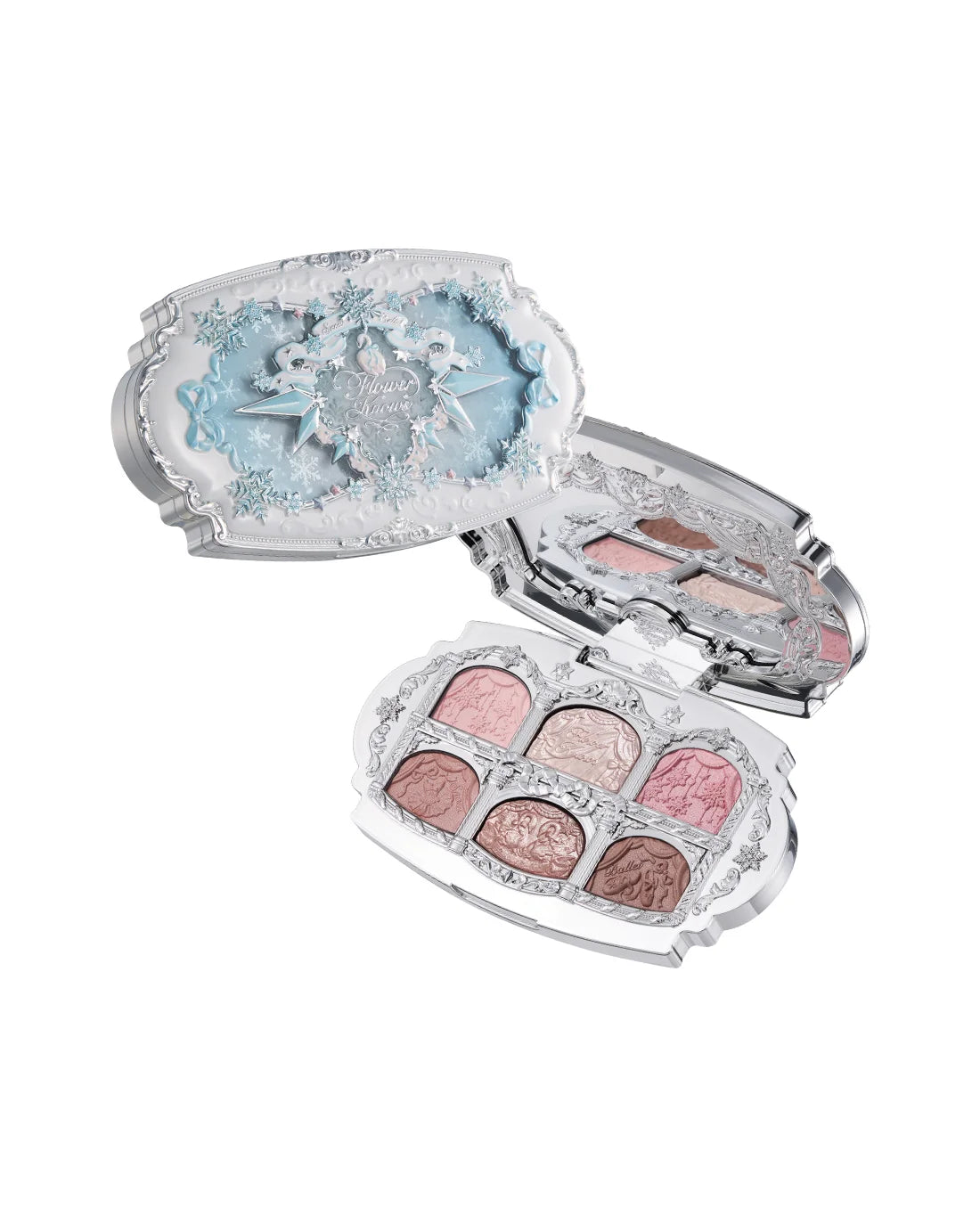 Flower Knows - Snow Ballet Six-Color Satin Makeup Palette