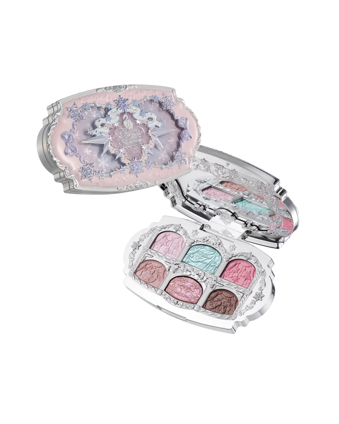 Flower Knows - Snow Ballet Six-Color Satin Makeup Palette