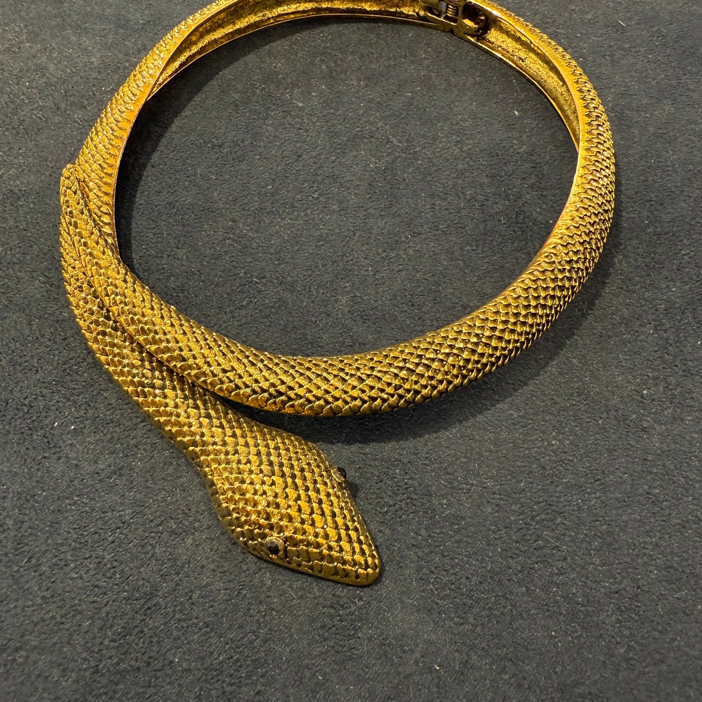 Snake collar necklace Cloisonné