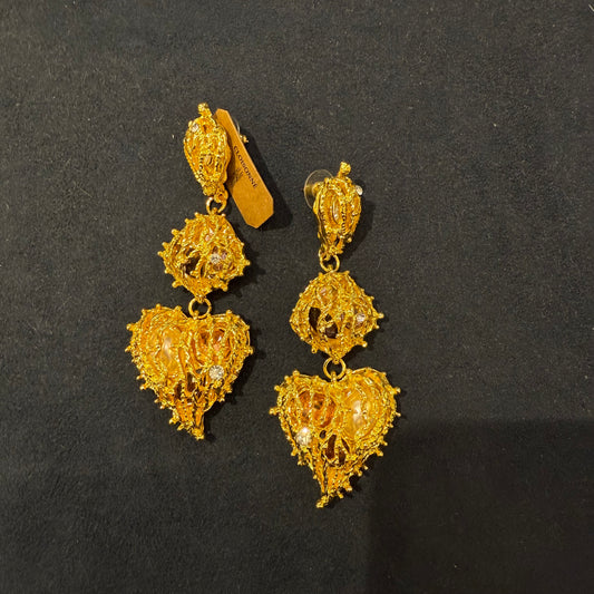 Cor earrings Cloisonné